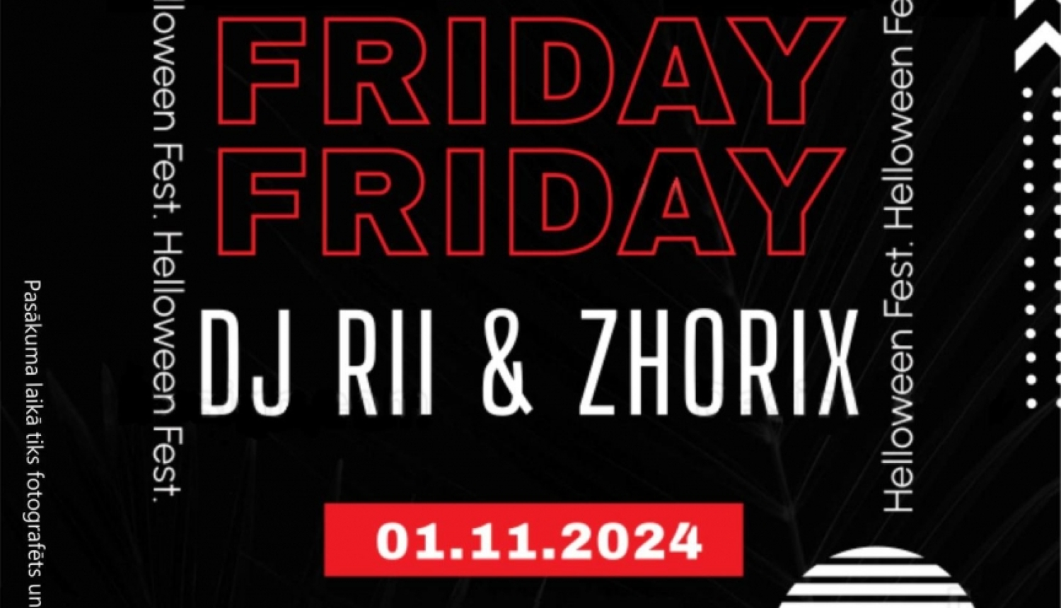 AFIŠA_Diskotēka jauniešiem ''Helloween music fest''