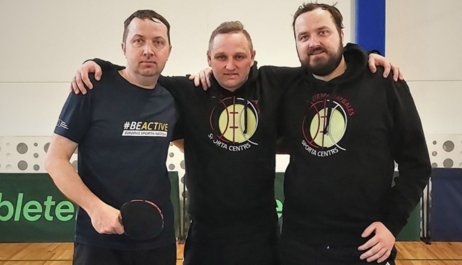 Galda tenisa komanda piedalījusies Rēzeknes čempionātos