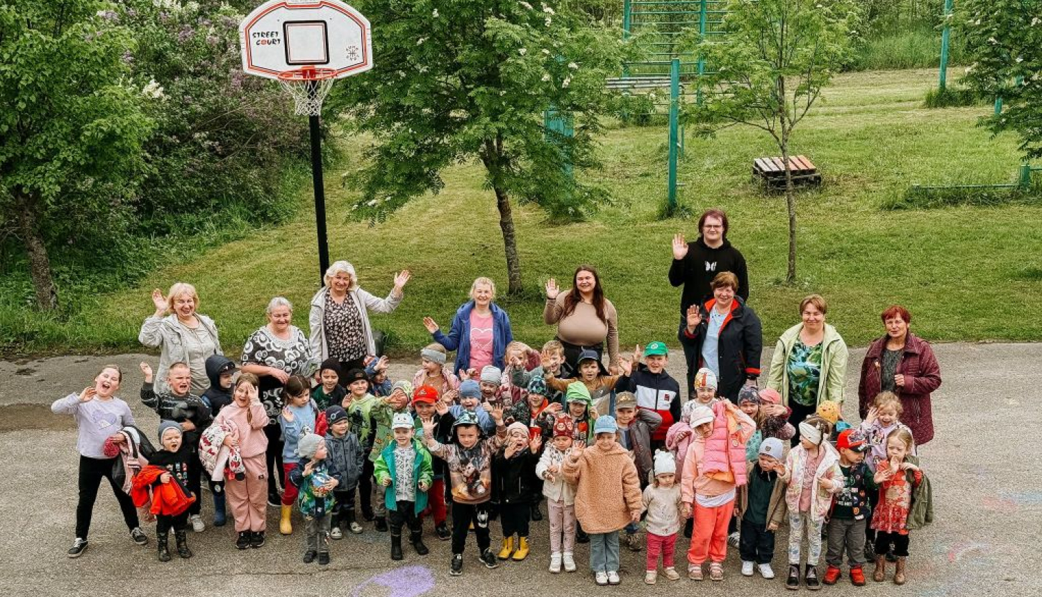 Viļakas jauniešu mājā ciemojas Rekavas bērnudārzs 