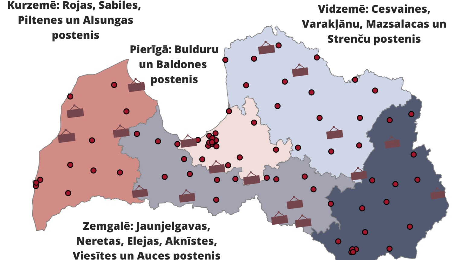 Īslaicīgi tiks pārtraukta VUGD posteņa darbība Tilžā