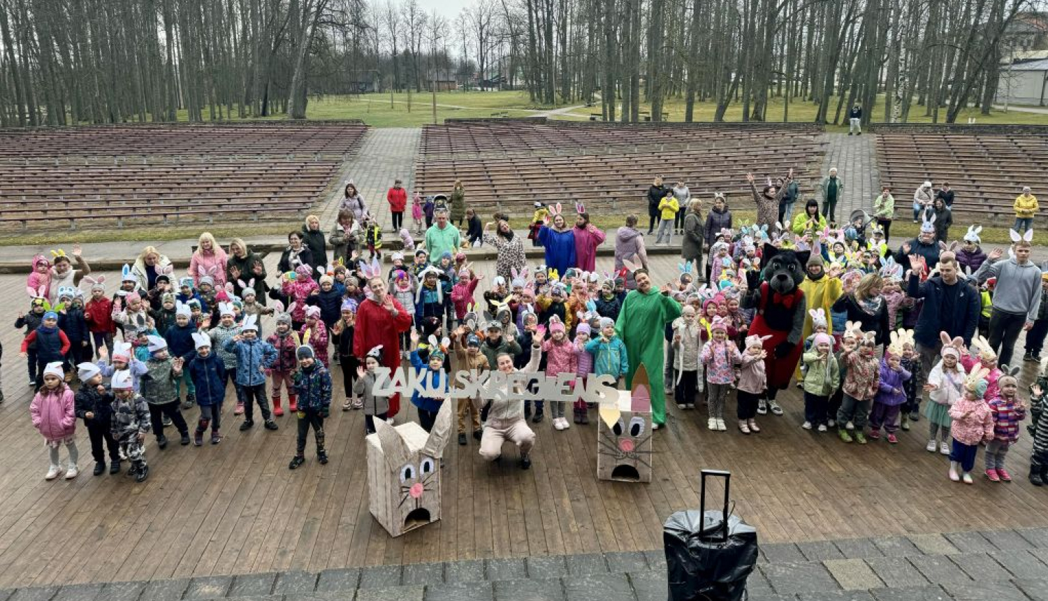 "Zaķu skrējiens" – prieka, pavasara un Lieldienu gars Balvos!