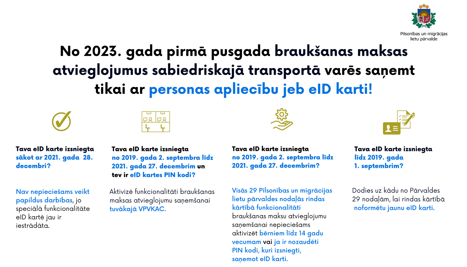 Sākot ar 2023.gadu ID karte būs nepieciešama braukšanas maksas atvieglojumu saņemšanai sabiedriskajā transportā