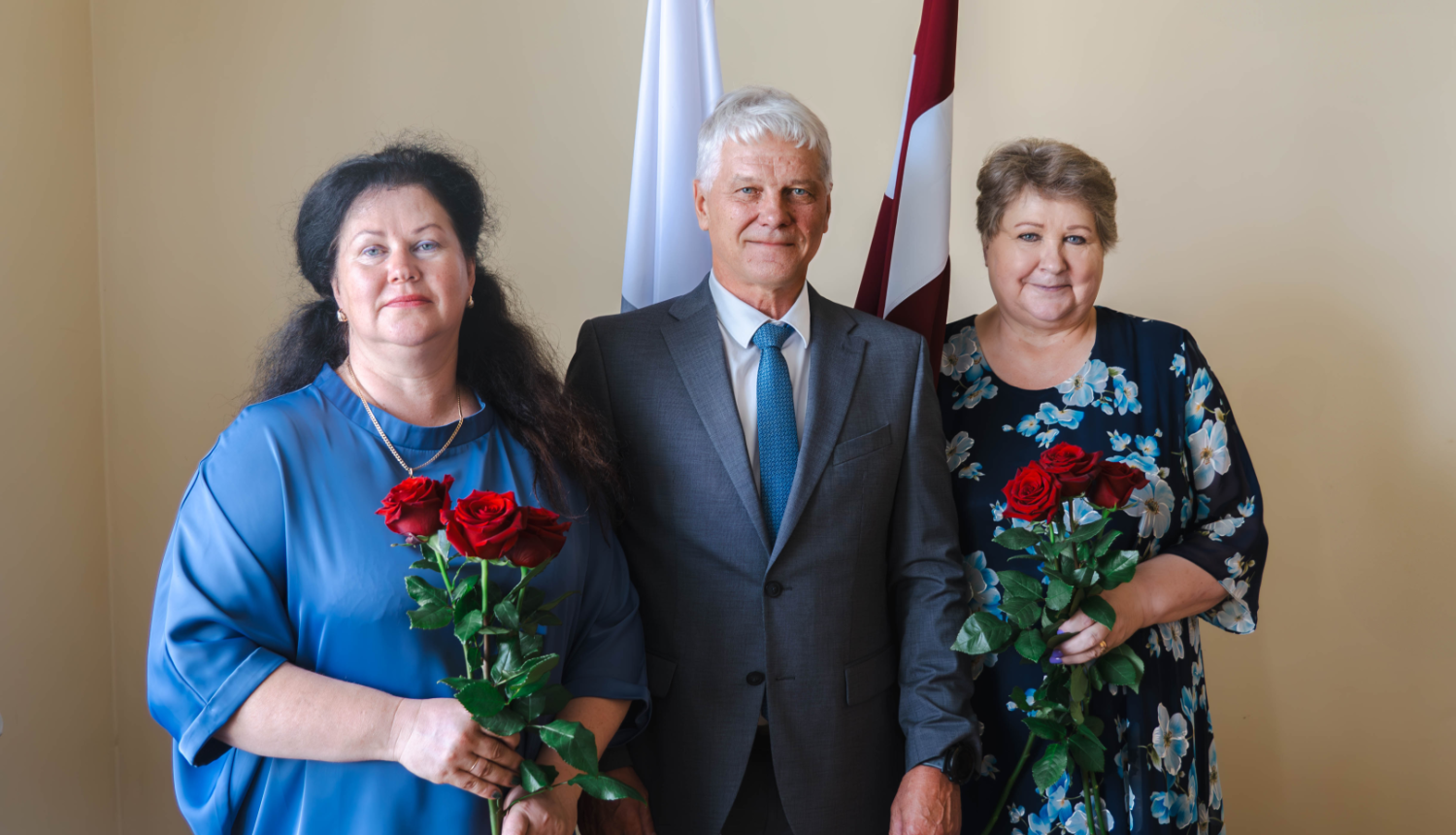 Balvu novada pašvaldības domes priekšsēdētājs kopā ar ievēlētajiem vietniekiem