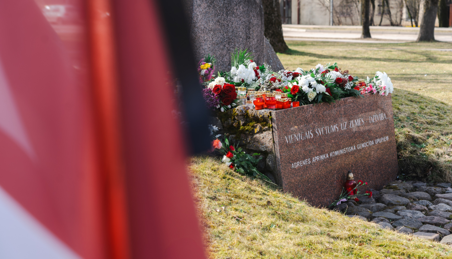 Piemineklis Abrenes apriņķa komunistiskā genocīda upuriem, Balvos