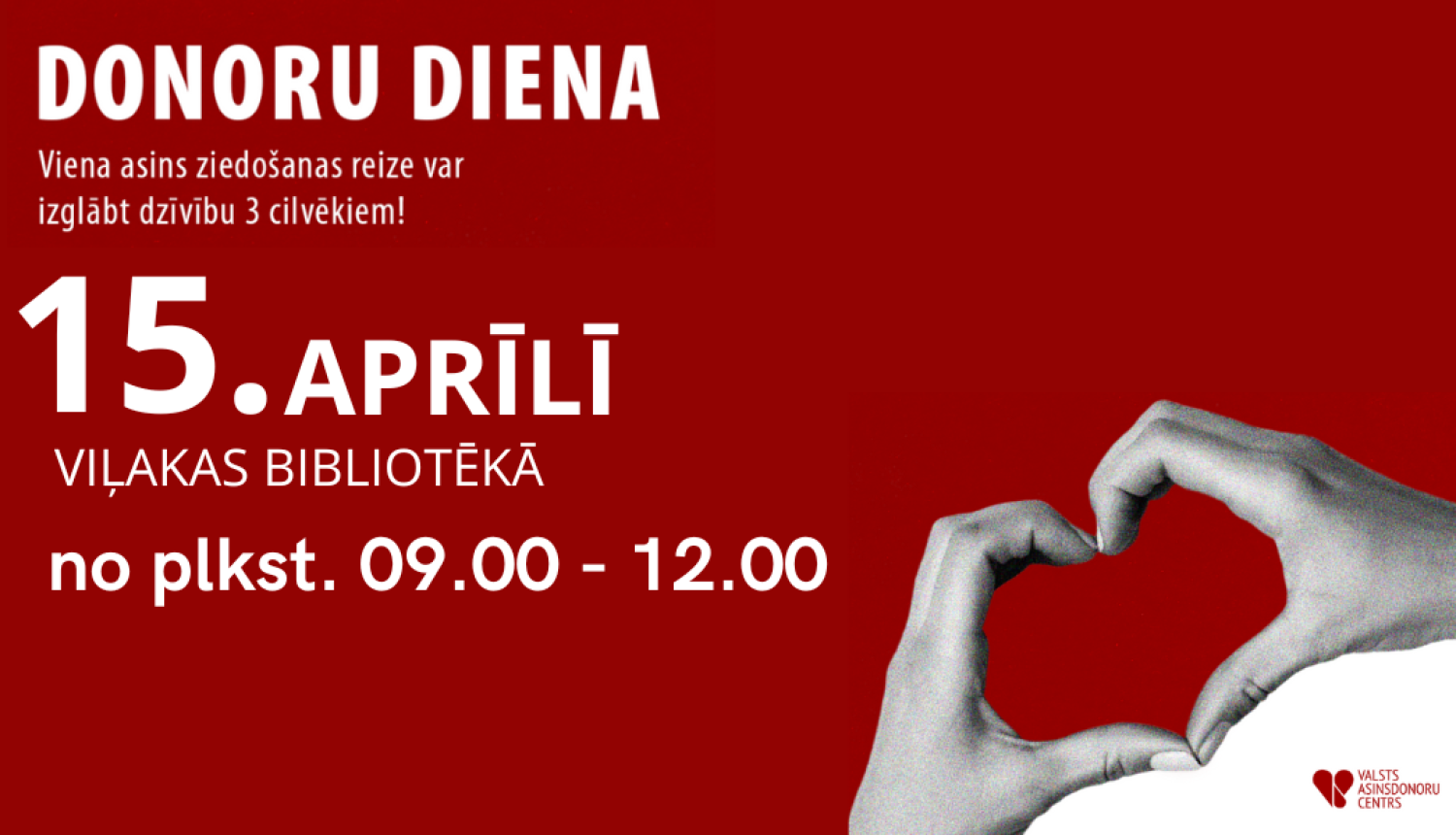AFIŠA_Donoru diena Viļakā