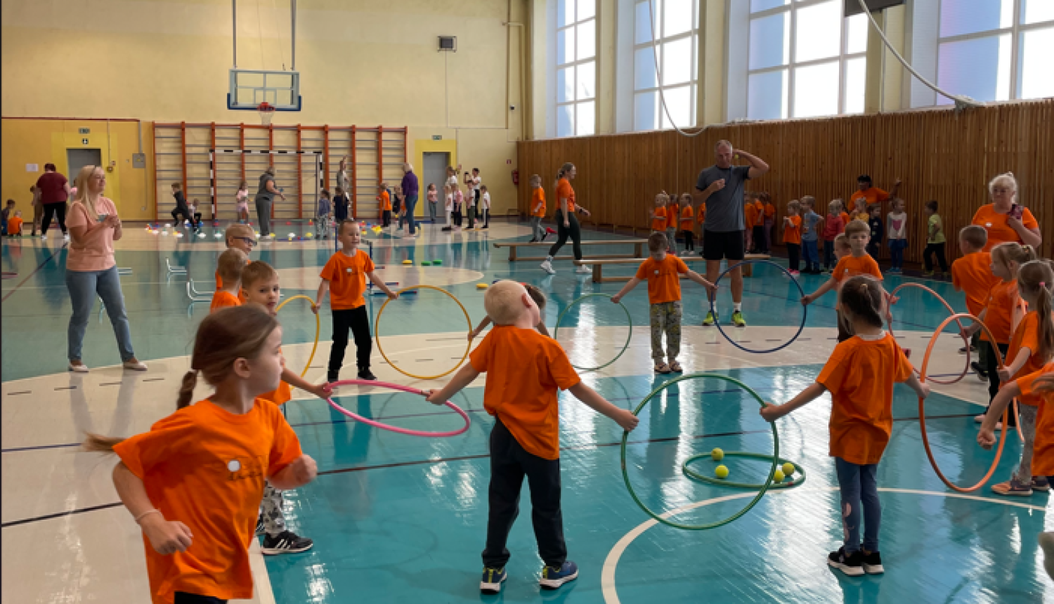 Novada mazākie sportisti piedalās Eiropas Sporta dienā