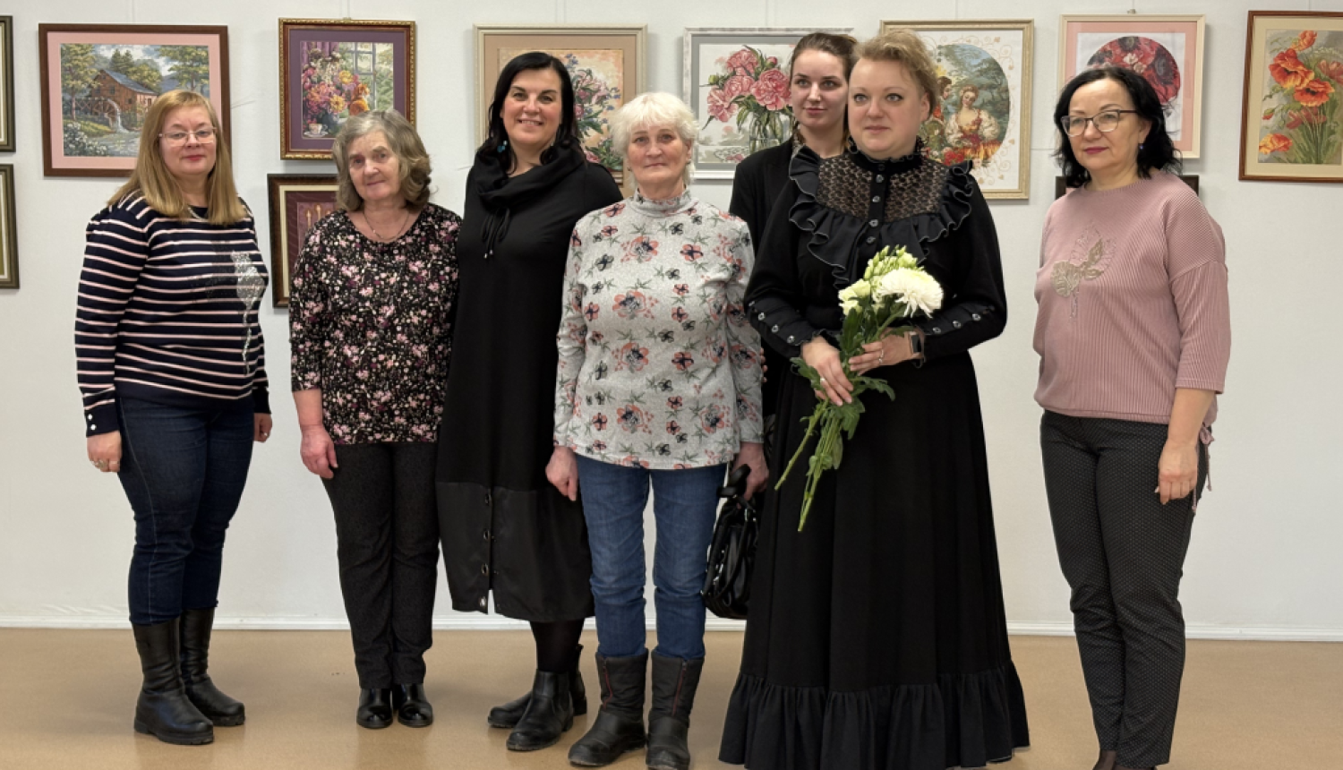 Evitas Zarembas - Krīgeres krustdūrienu izšuvumu izstāde 