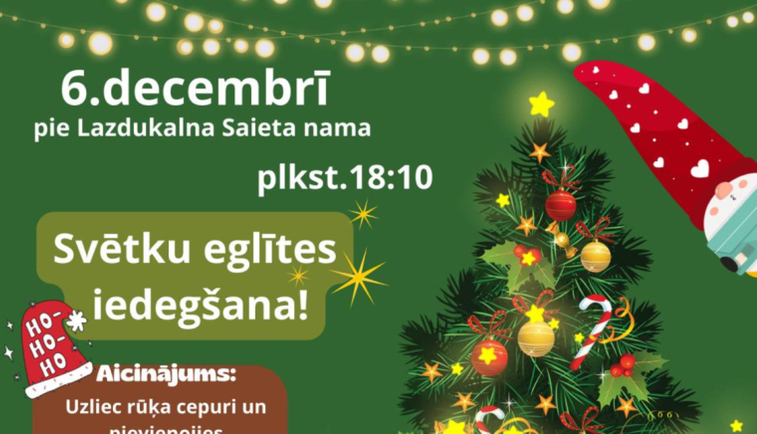 Afiša egles iedegšana