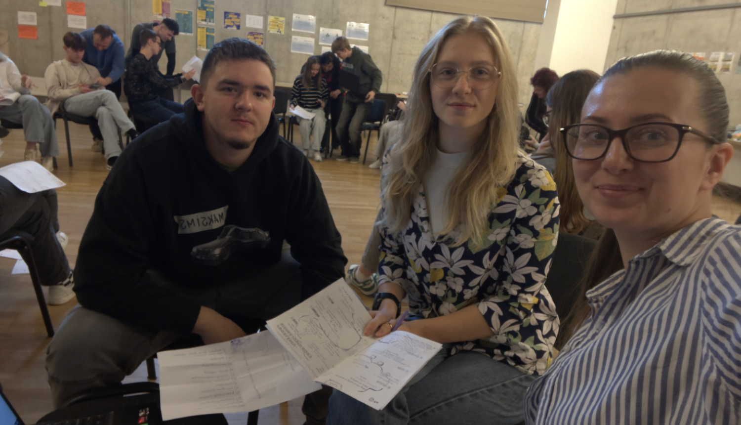 Balvu novada Jauniešu domes pārstāvji Rēzeknē