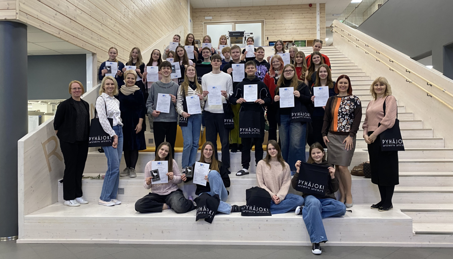 Nordplus projekta „Ecological Thinking Within Our Minds” otrā skolēnu mobilitāte Somijā, Pyhäjoki