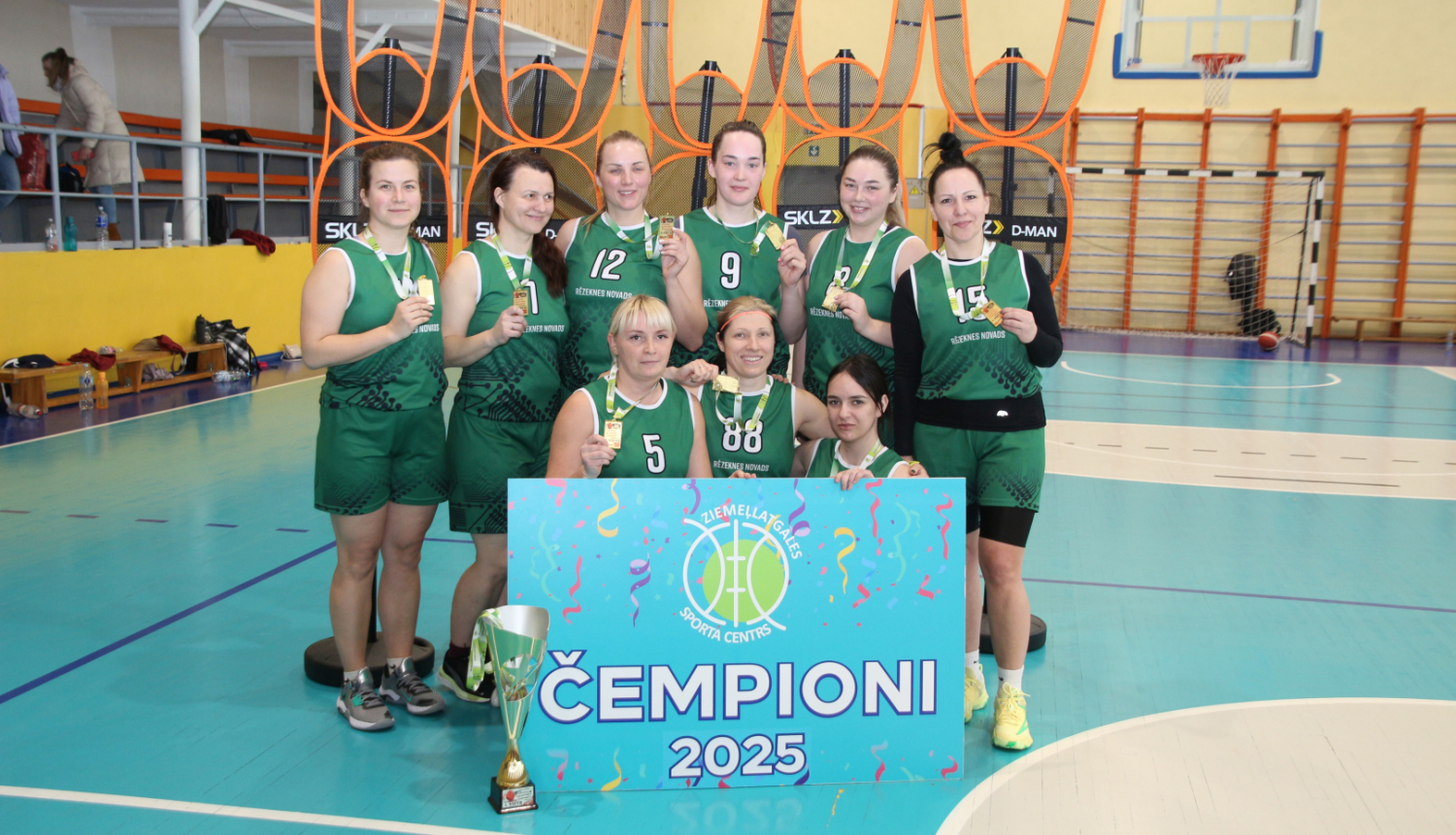 Sieviešu komandām noslēdzies 2025. gada basketbola čempionāts