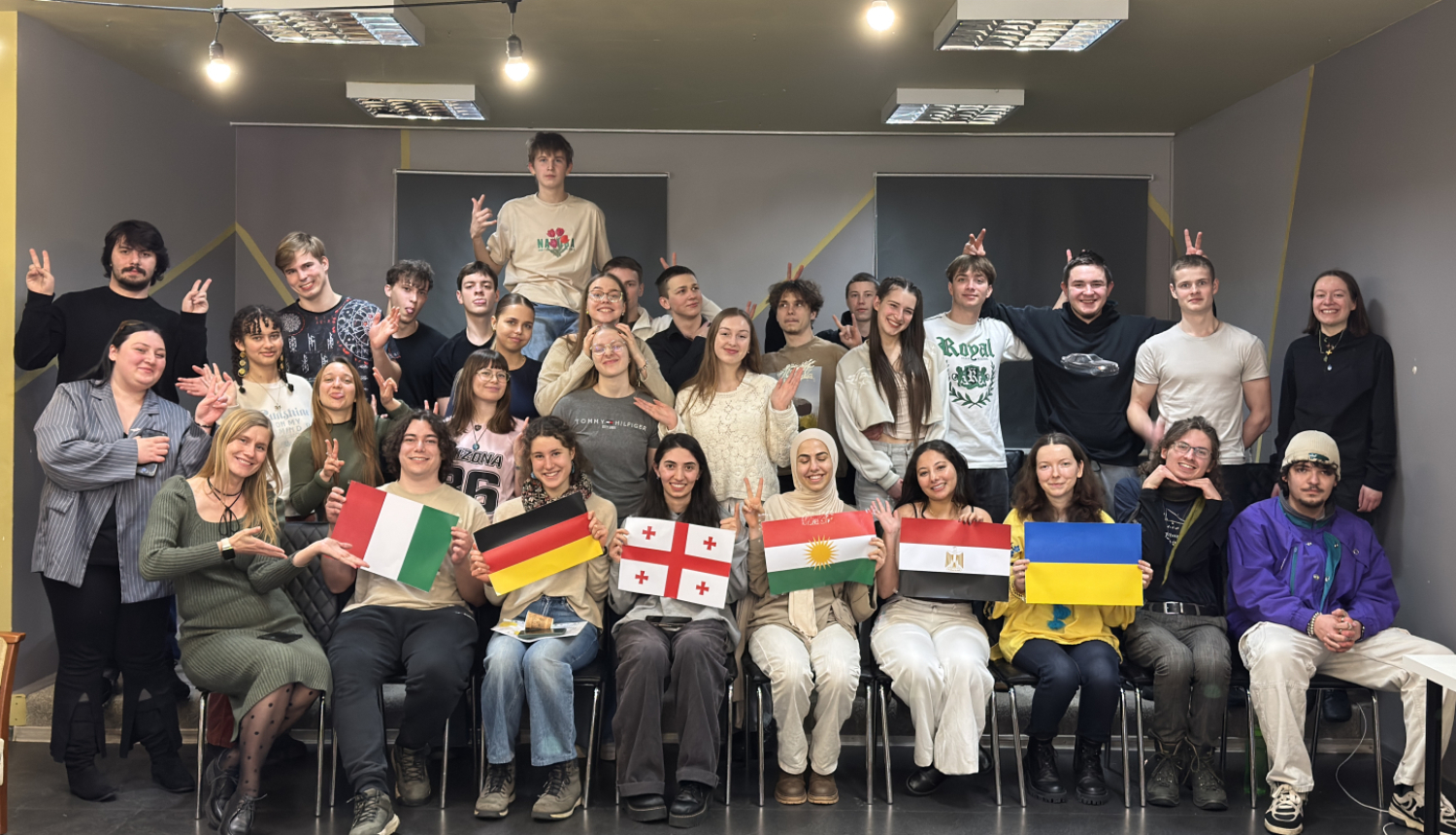 Pasākumu dalībnieki Balvu novada Bērnu un jauniešu centrā