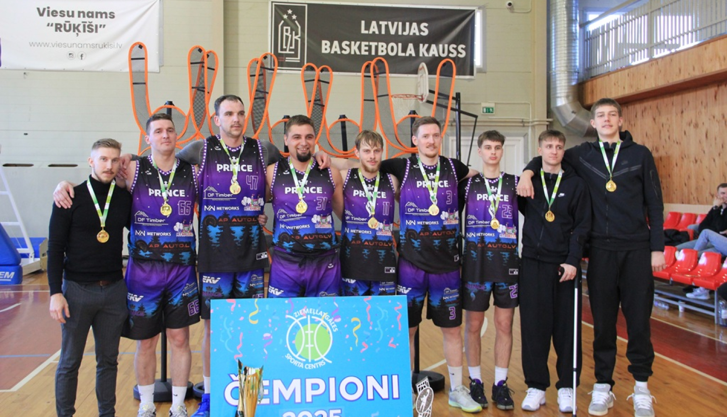 Vīriešu basketbola komandas noslēgušas 2025. gada čempionātu