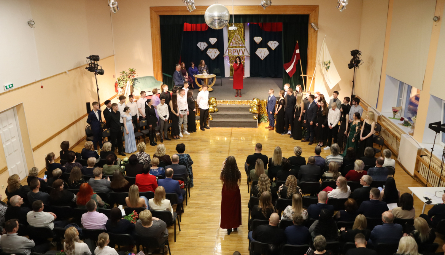 Žetonu vakars Balvu Profesionālajā un vispārizglītojošajā vidusskolā – svinīgs pasākums zālē