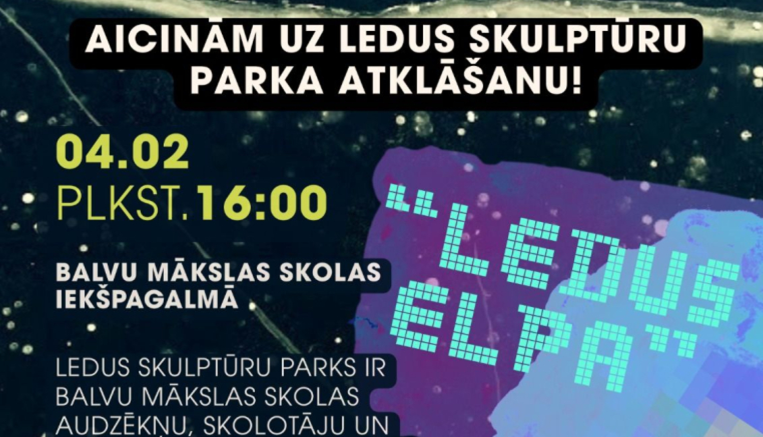 ledus skulptūru parks
