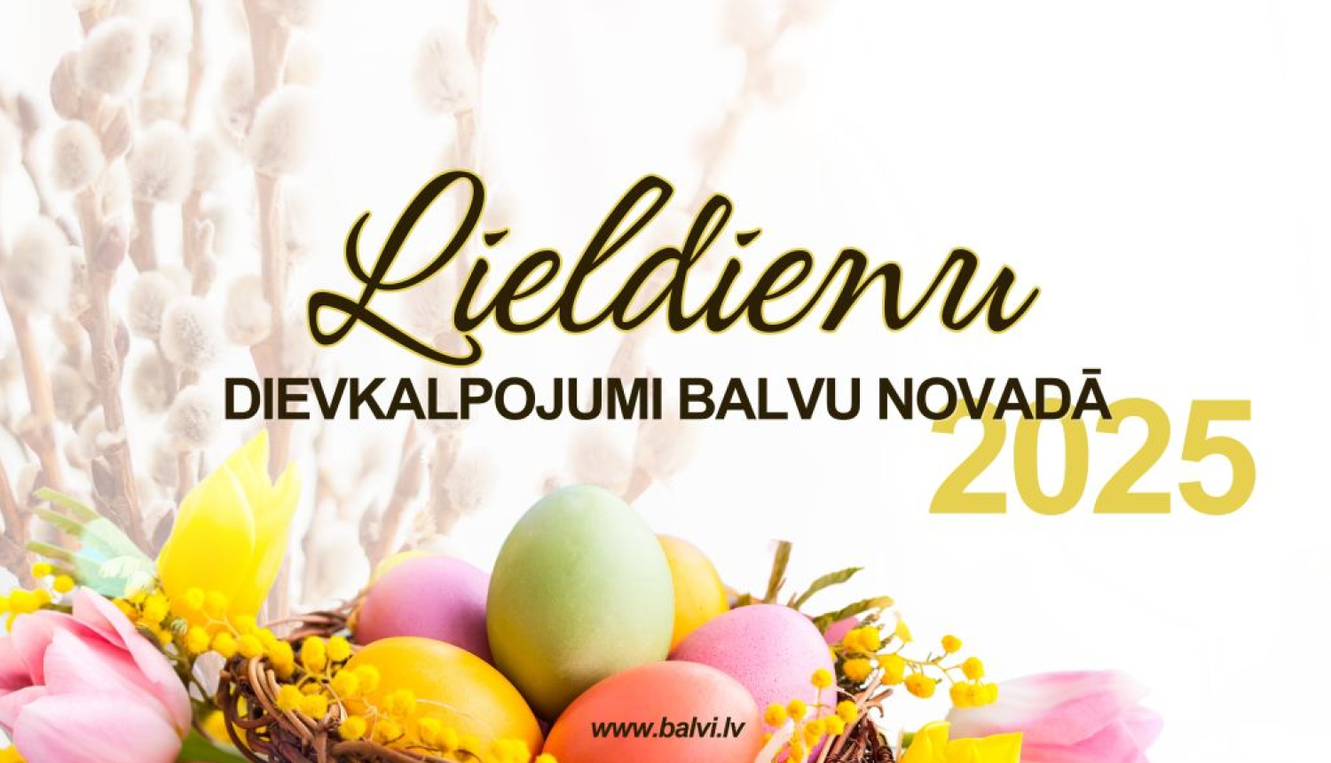 Lieldienu dievkalpojumi | 2025