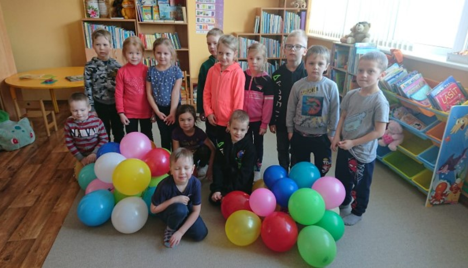 Kustību prieks Tilžas bibliotēkā!