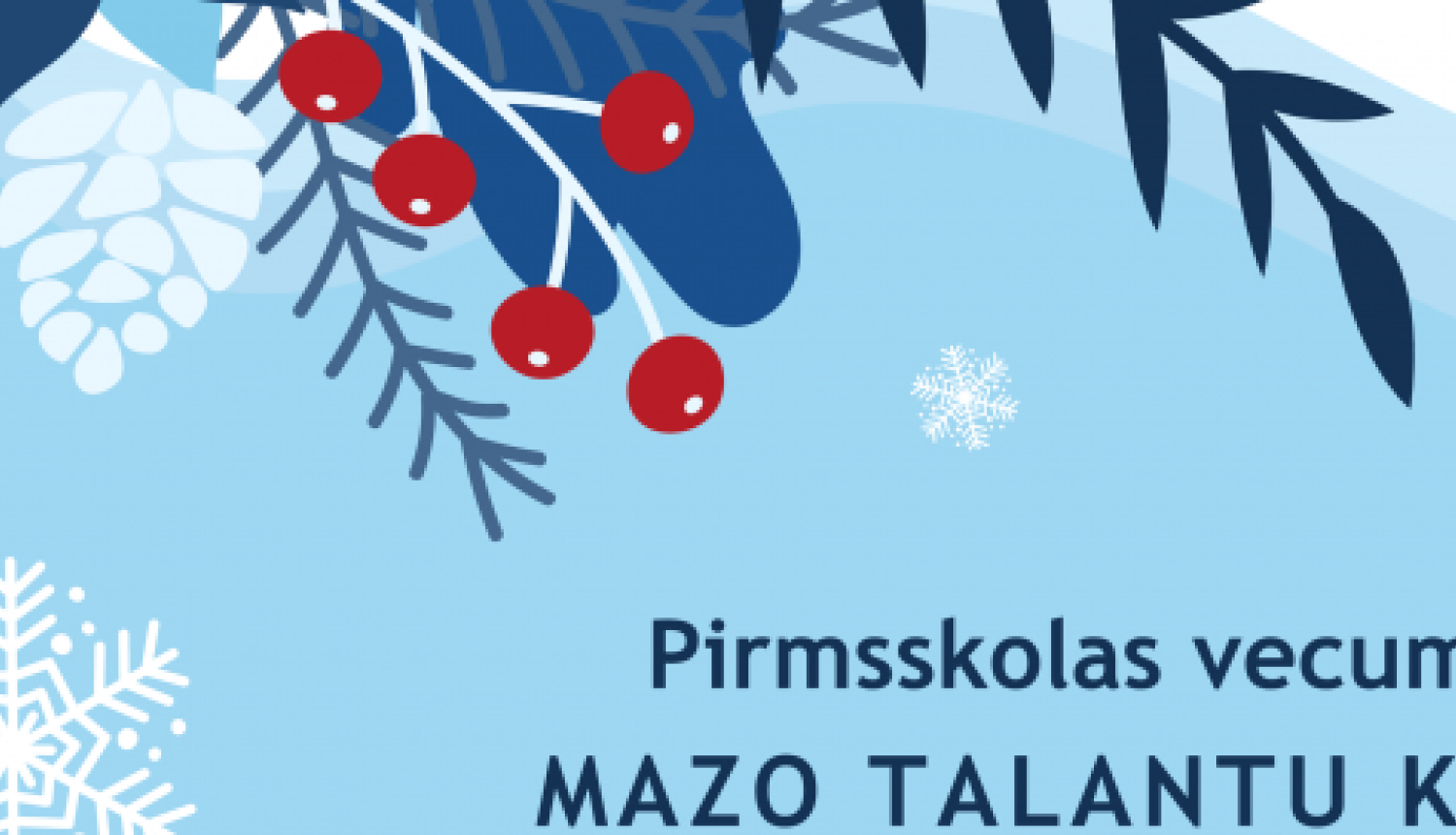 AFIŠA_Mazo talantu koncerts ''Svētki Ledus pilī''