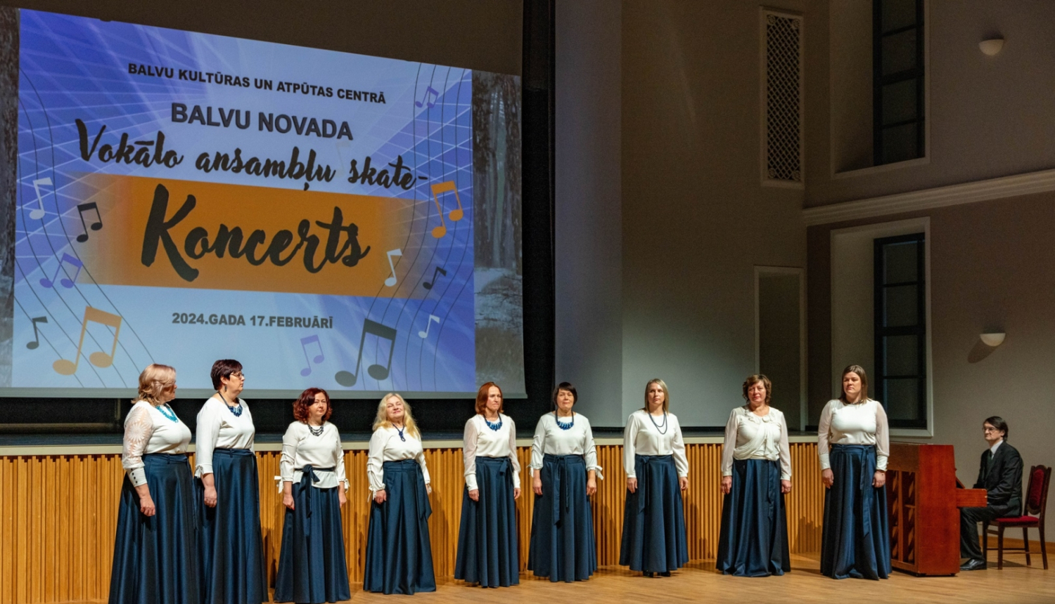 Izskanējusi novada vokālo ansambļu skate