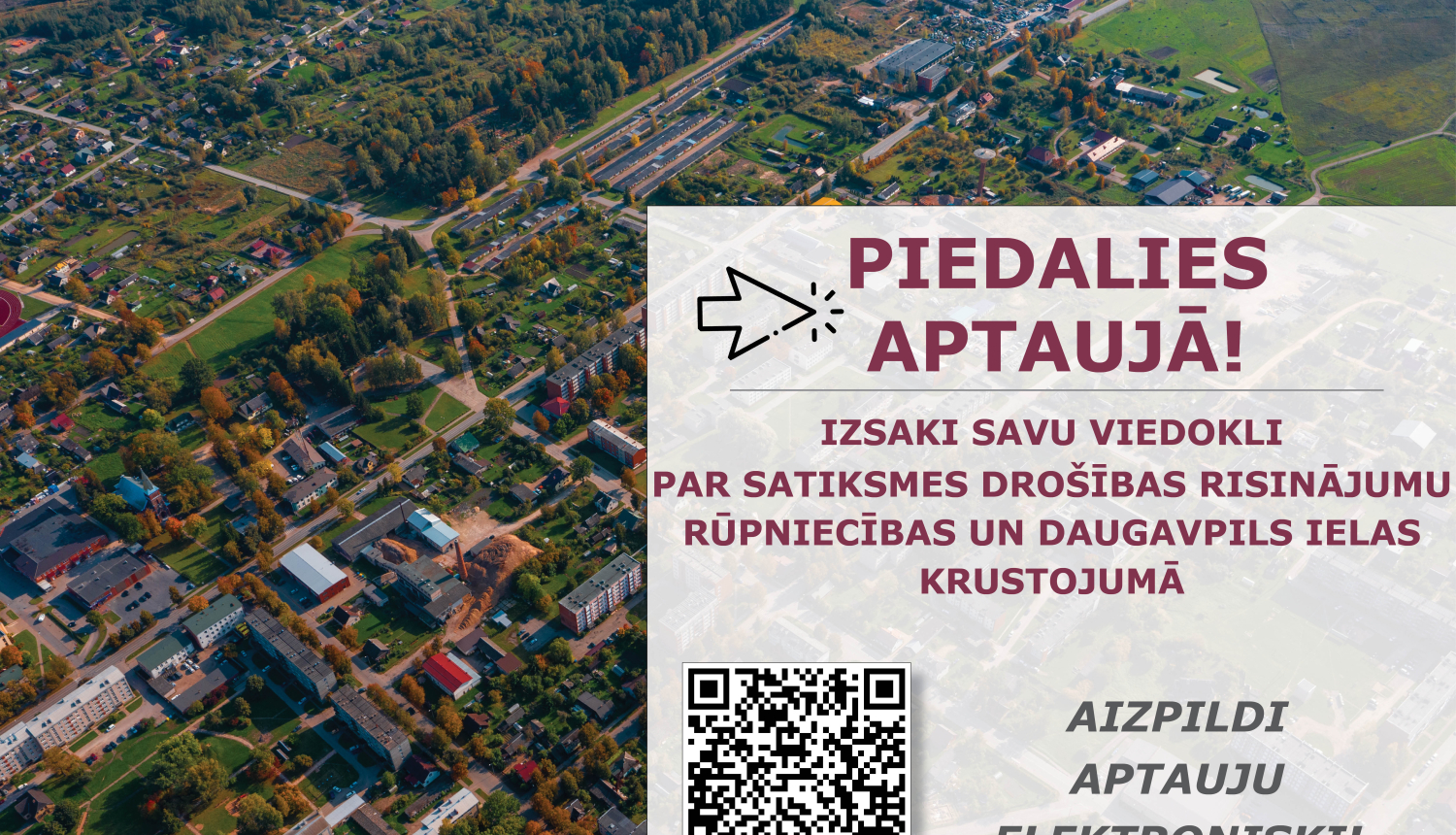 Aicinām aizpildīt aptauju par satiksmes drošību