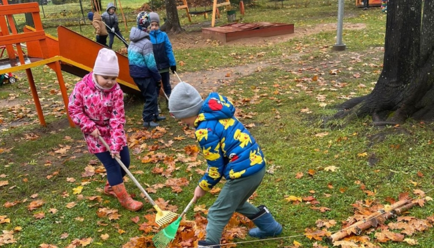 Putras diena un rudens talka Balvu PII “Sienāzītis” 