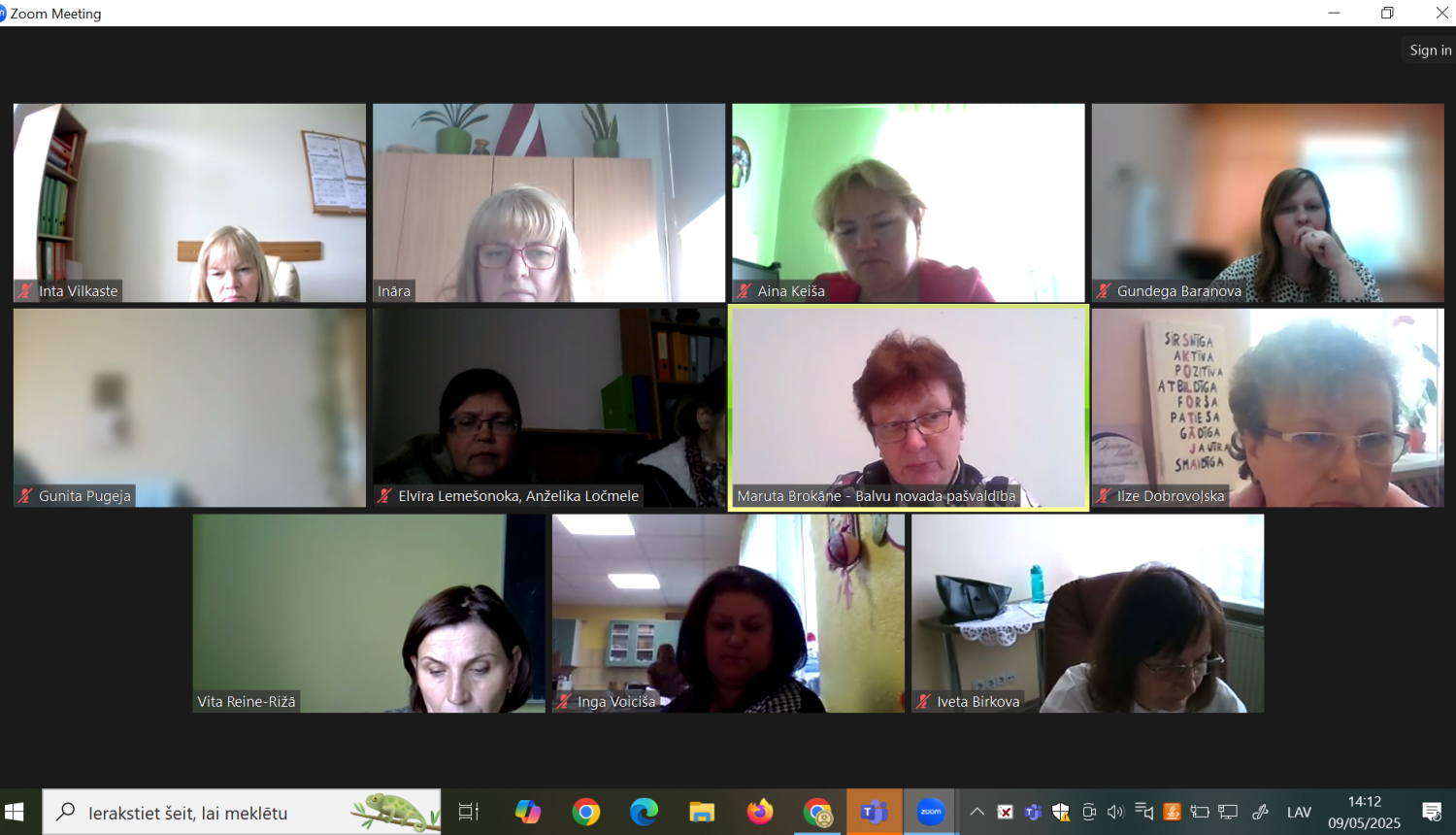 Direktoru vietnieki pārrunā aktuālus jautājumus.