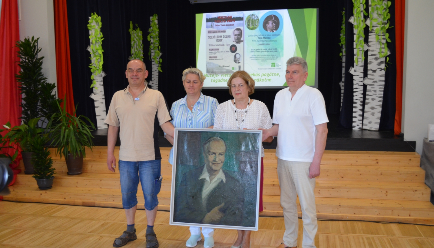 Pasākums “Tālim Matīsam – 120”  Balvu Valsts ģimnāzijā