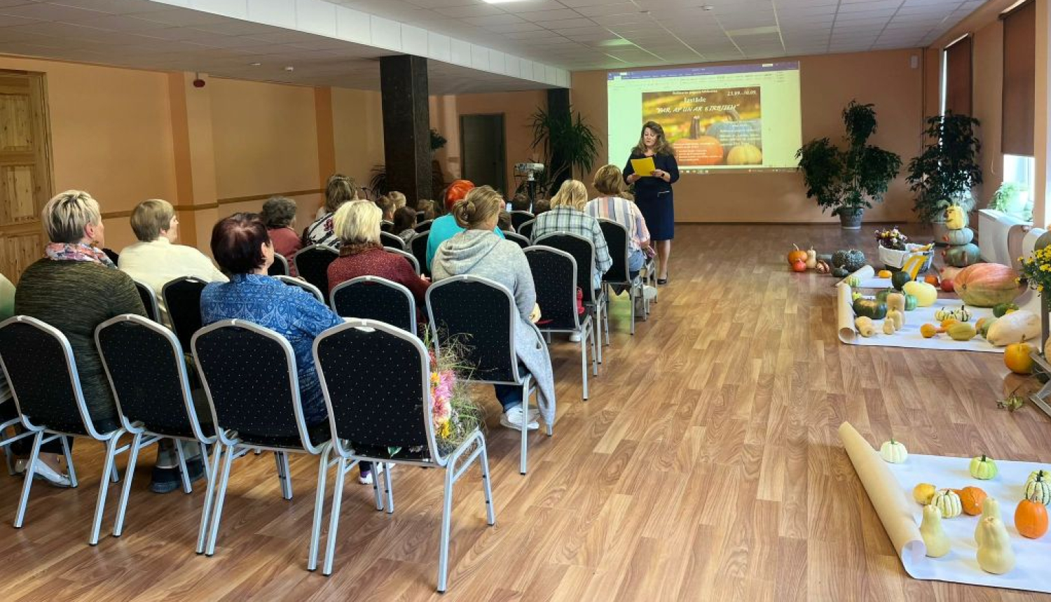 Izstādes “Par, ap un ar ķirbjiem” noslēguma pasākums