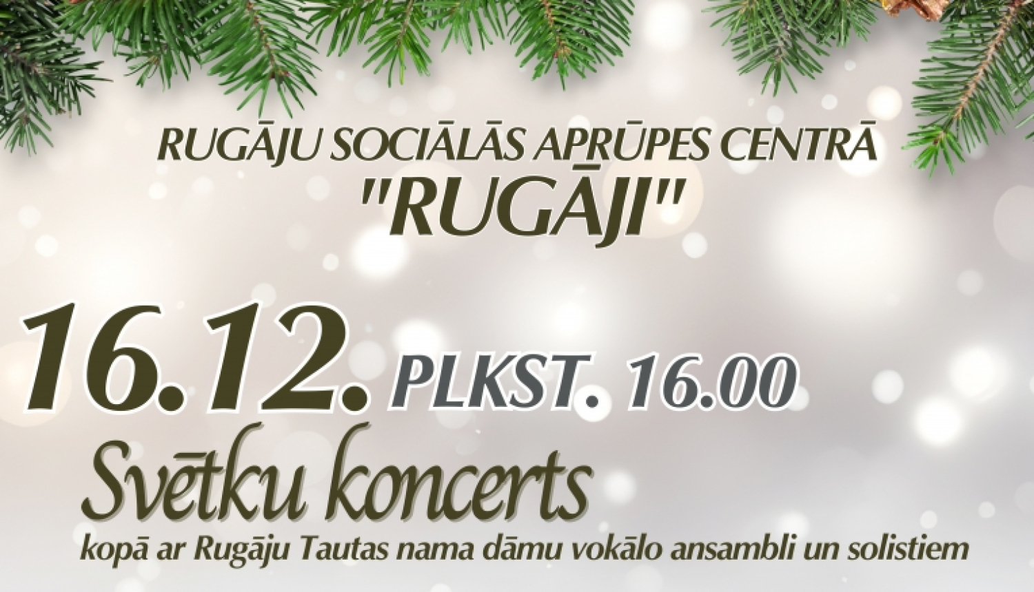 Afiša - Ziemassvēku koncerts