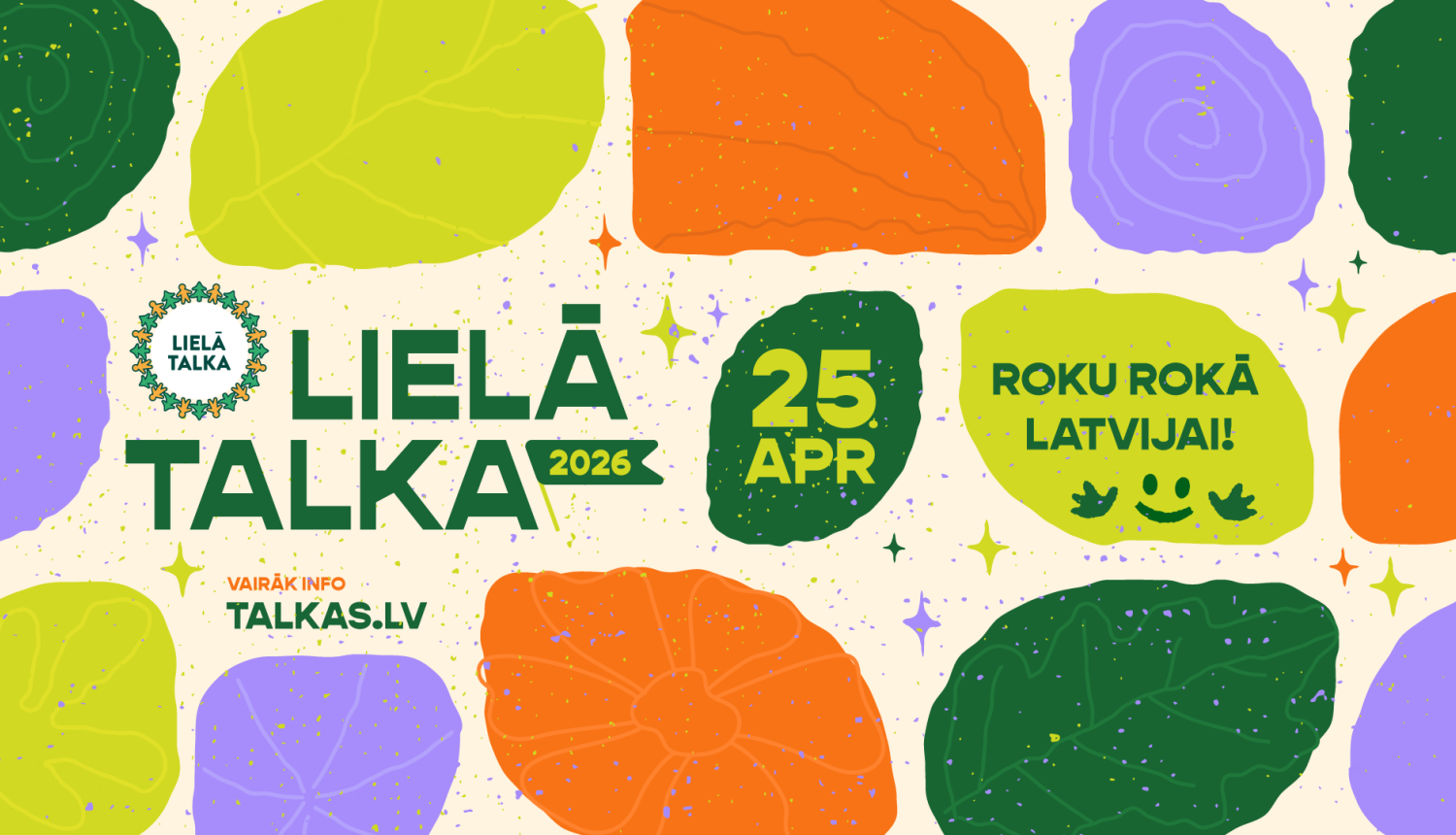 Aicinājums iesaistīties Lielās talkas aktivitātē