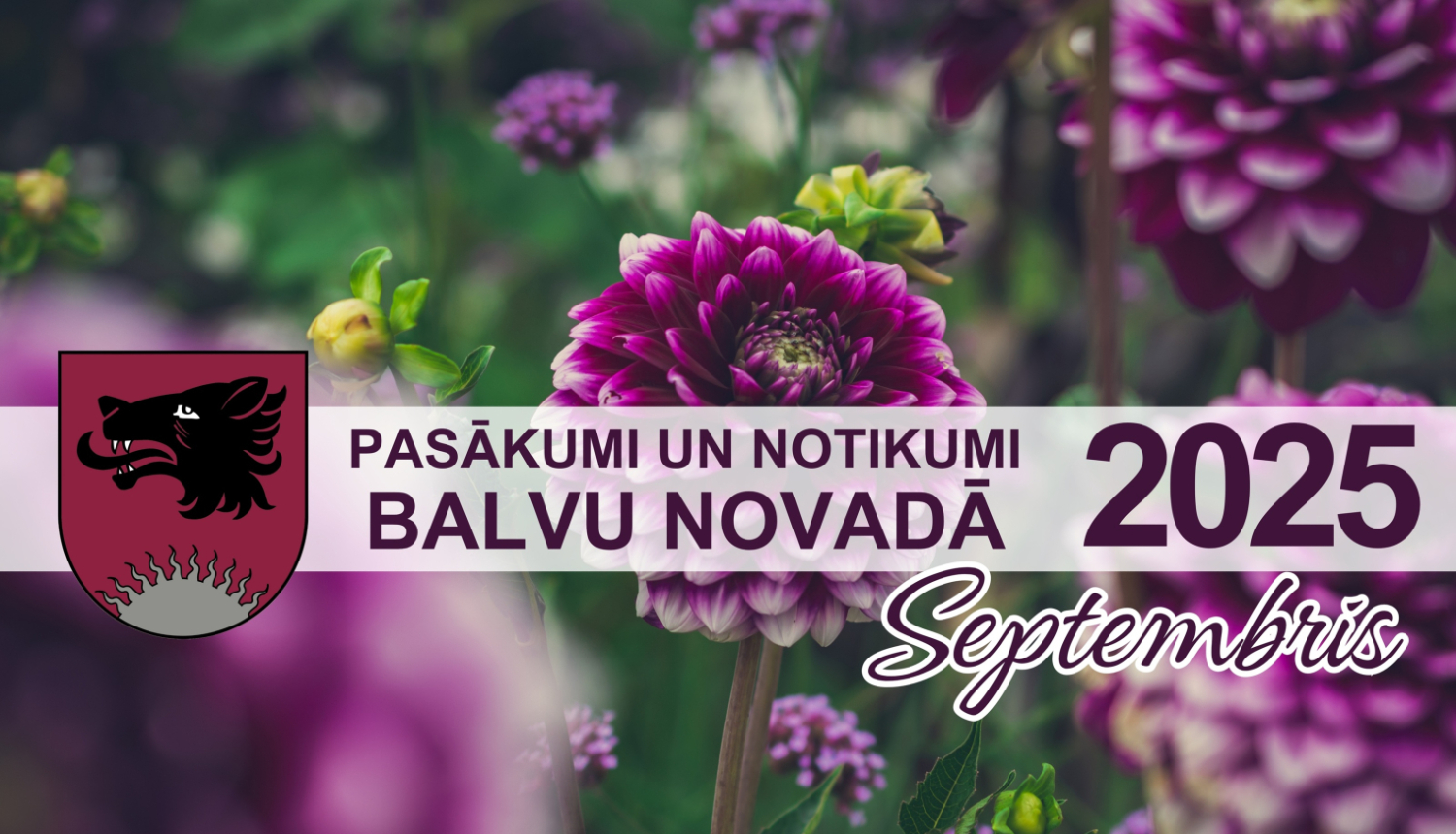 Pasākumi un notikumi Balvu novadā – septembris 2025