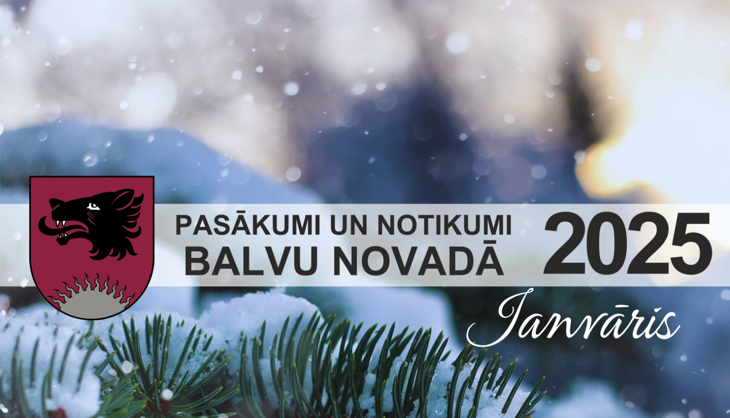Balvu novada kultūras pasākumu plāns - 2025. gada janvāris