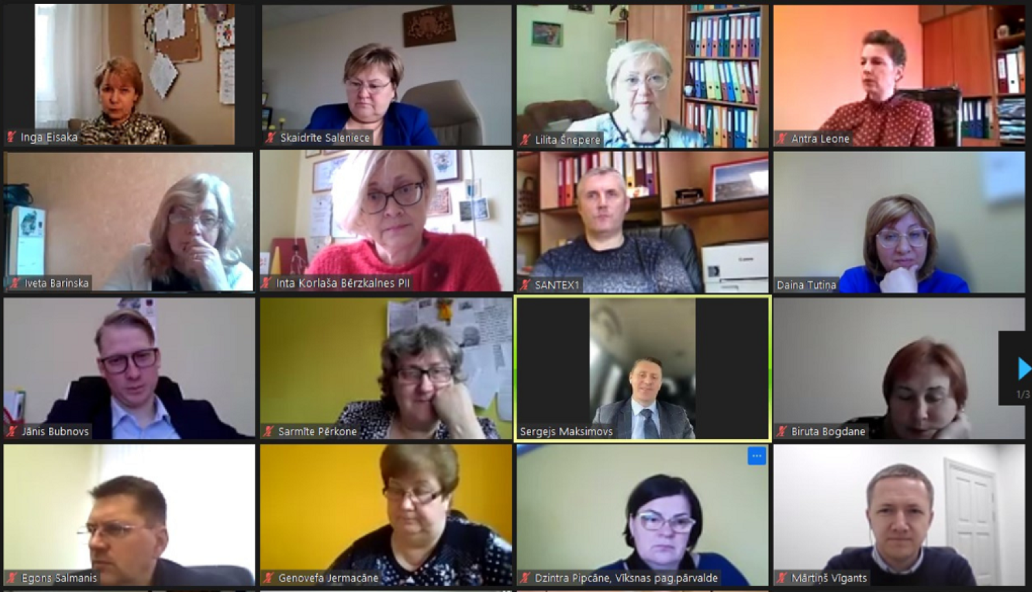 Iestāžu vadītāju tikšanās