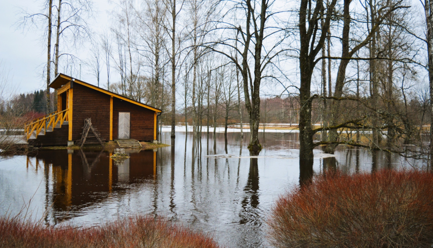 Pavasara pali Rugāju ciemā 2025. gadā