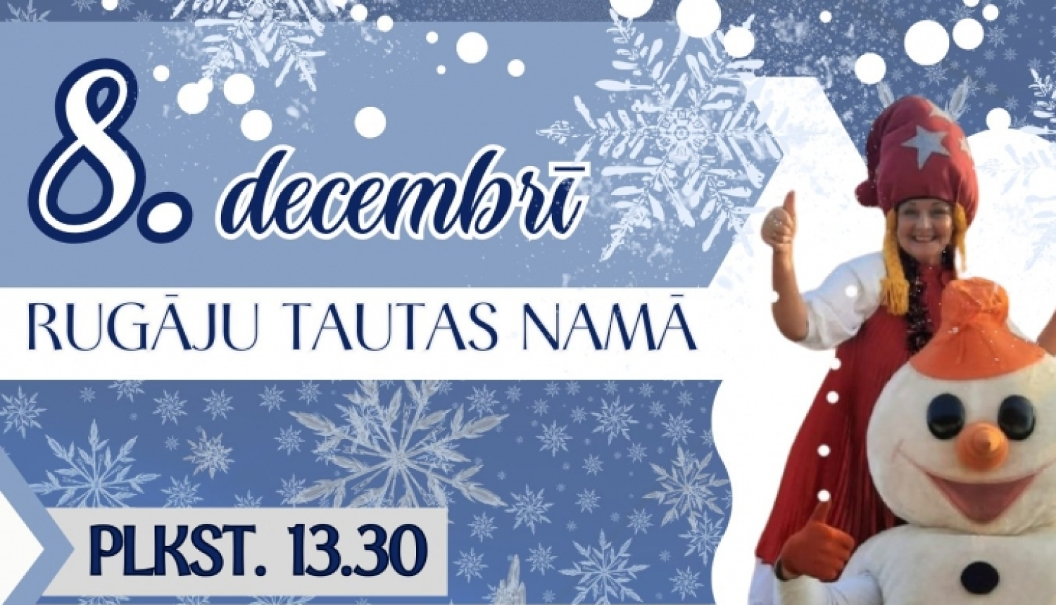 Svētku egles iedegšana un ģimeņu pasākums Rugājos