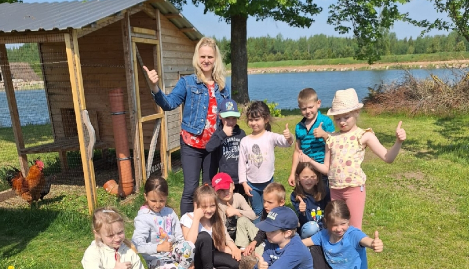 1. un 2. klases skolēni ciemojās Z/S "Kotiņi"