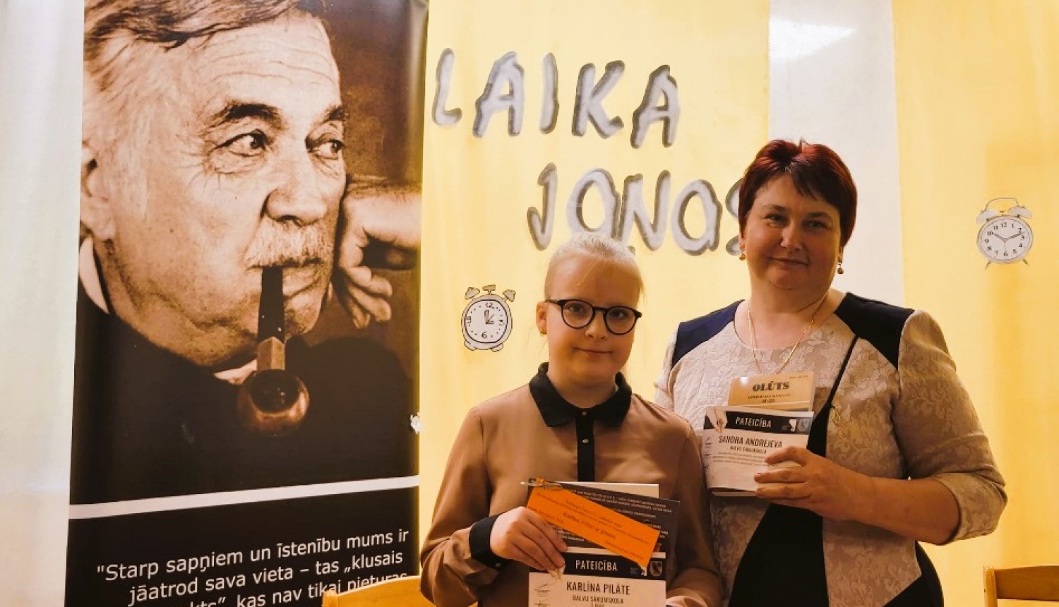 Balvu sākumskolas skolēnu piedalīšanās Robertam Mūkam veltītajā  konkursā “Laika joņos”