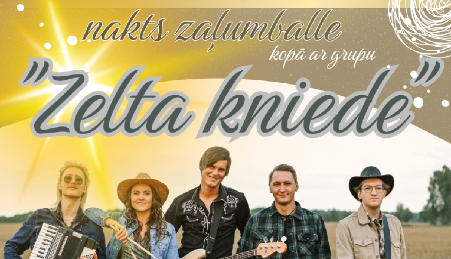 Zaļumballe kopā ar grupu "Zelta kniede"