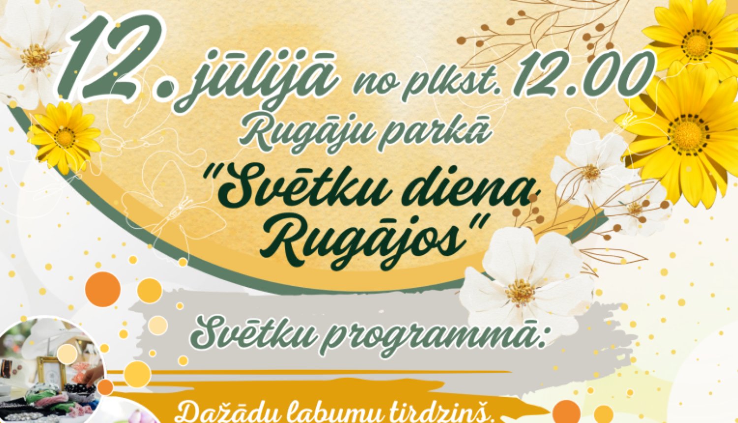 12.jūlijā "Svētku diena Rugājos"