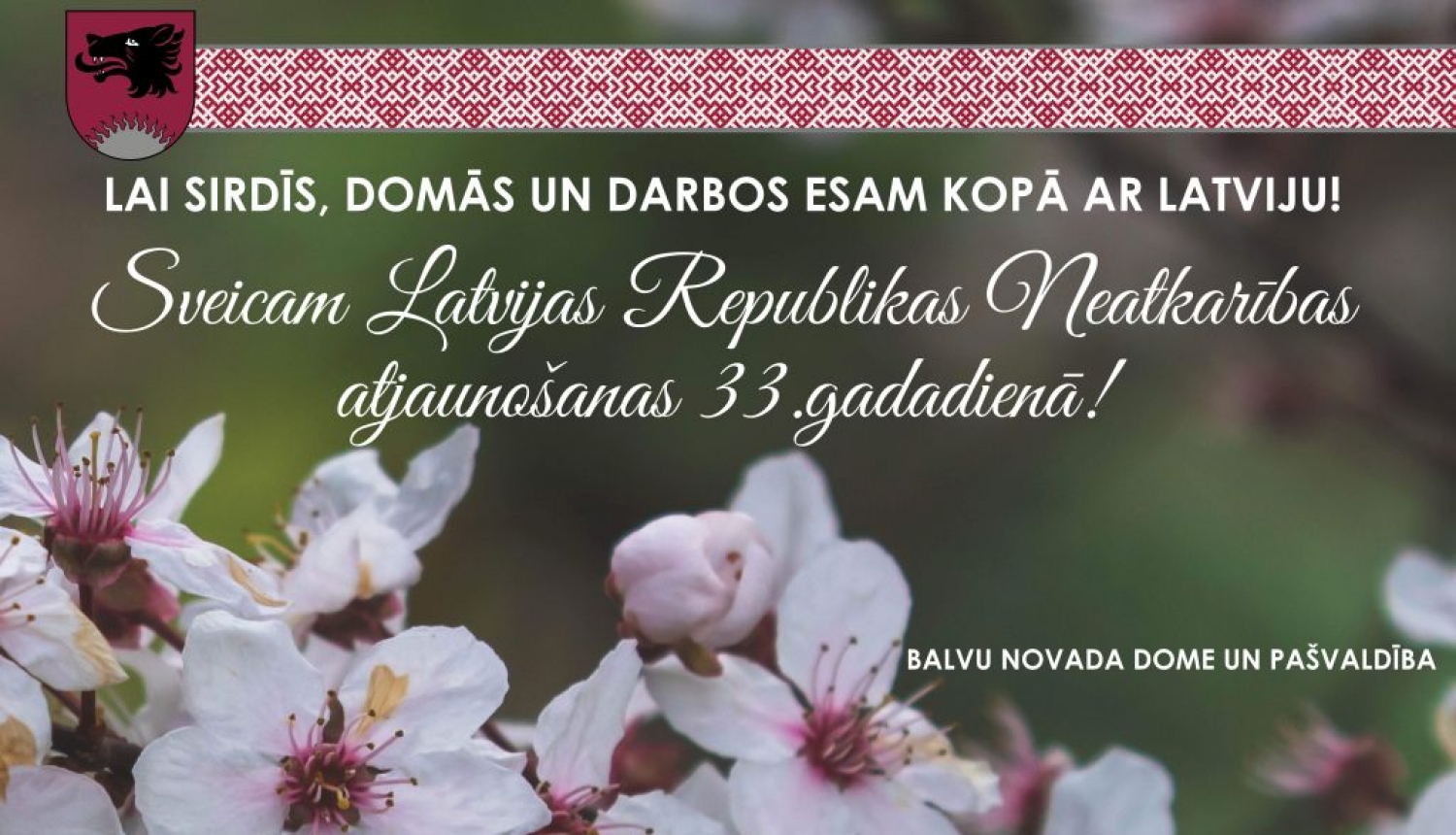 Apsveikums 4.maijā