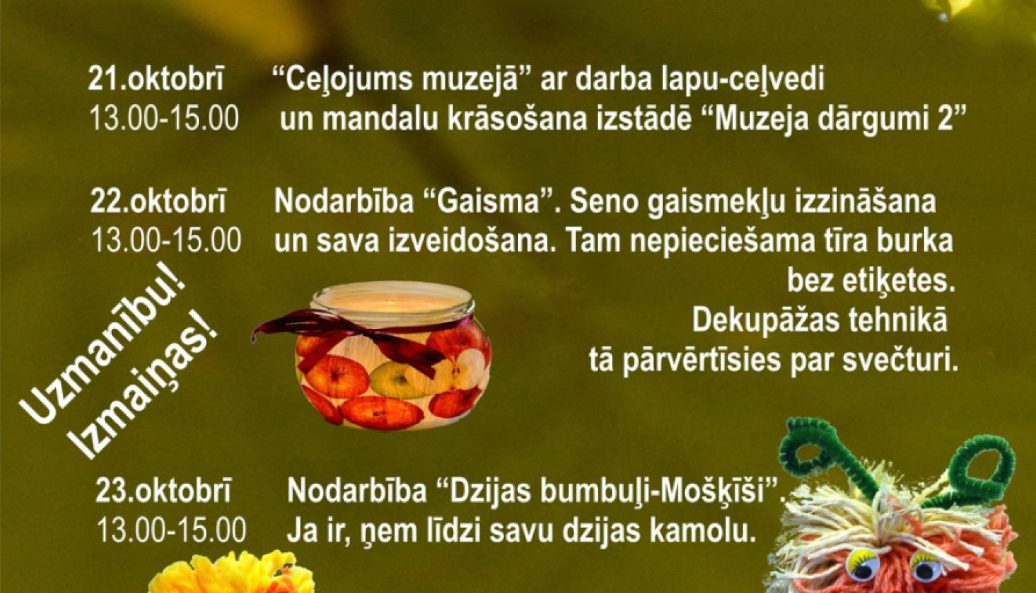 Nodarbība "Gaisma"