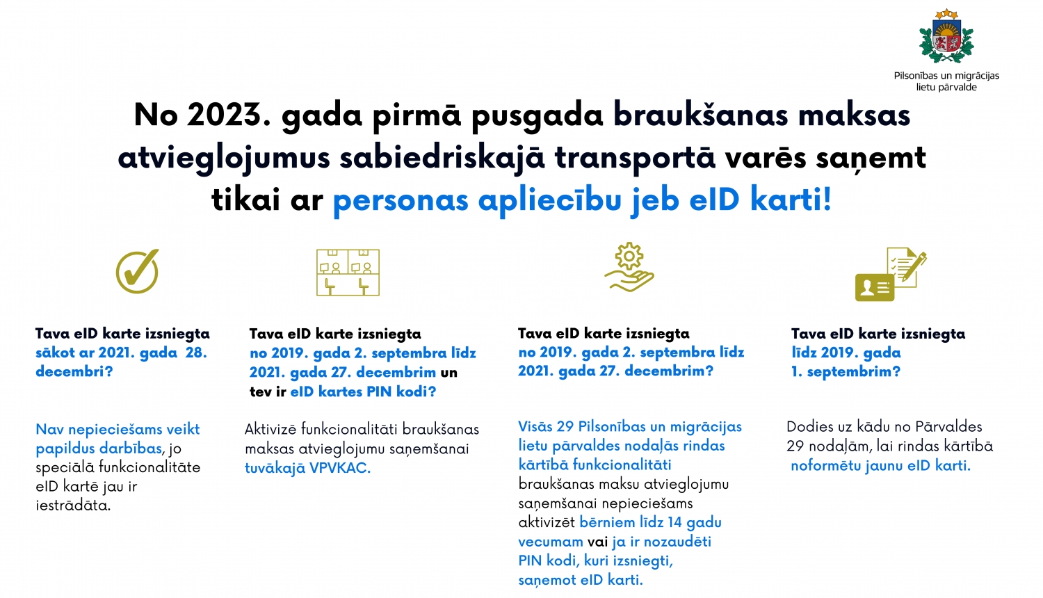 Sākot ar 2023.gadu ID karte būs nepieciešama braukšanas maksas atvieglojumu saņemšanai sabiedriskajā transportā