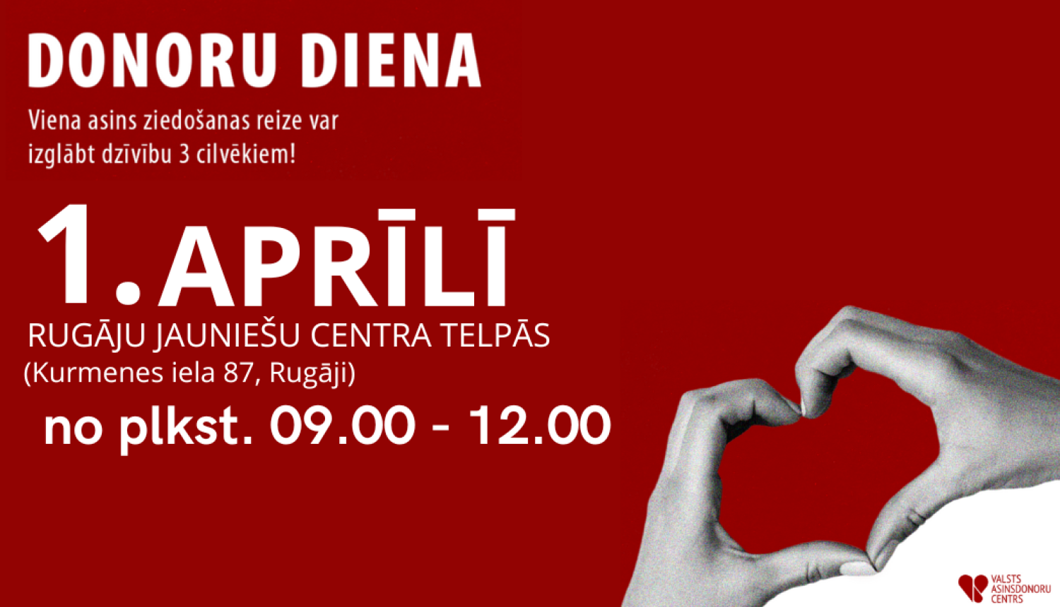 AFIŠA_Donoru diena Rugājos