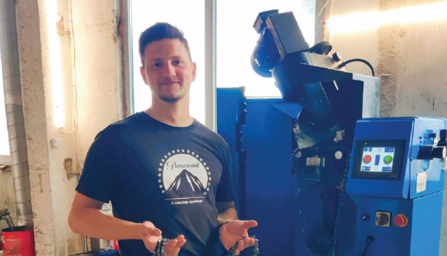 Kēžu asināšana meža tehnikai “Harvester” pieejama Baltinavā