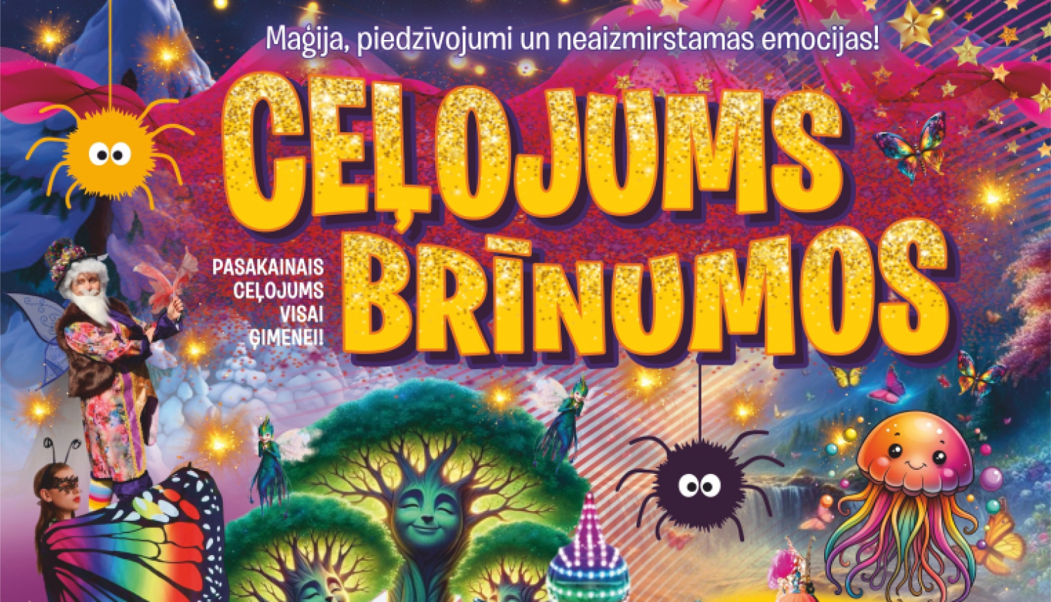 AFIŠA_Maģijas izrāde "Ceļojums brīnumos"