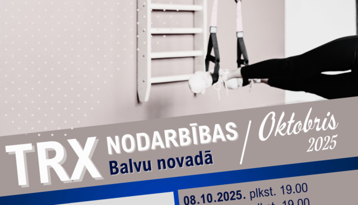 Oktobrī Balvu novadā turpinās bezmaksas TRX nodarbības