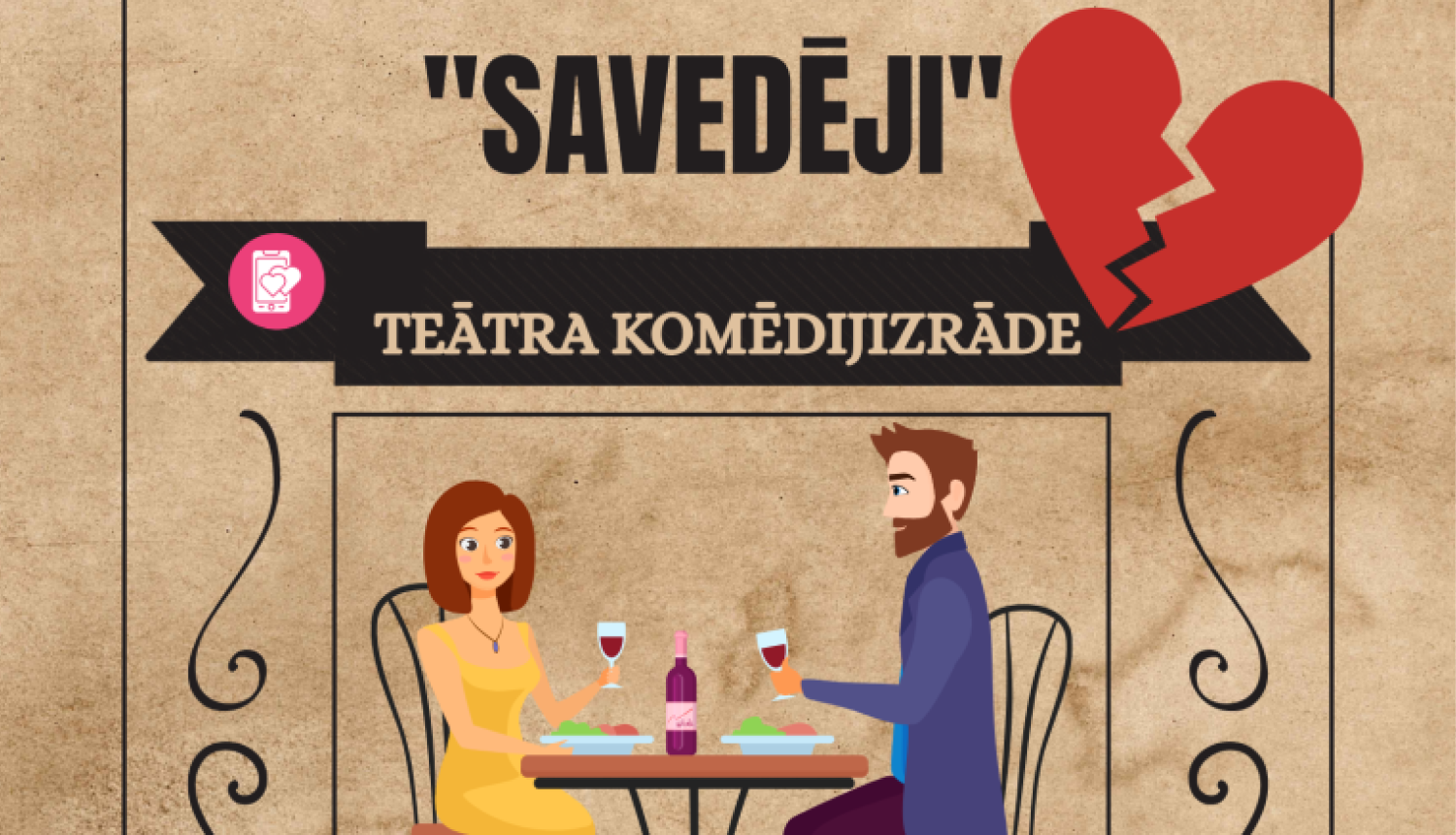 AFIŠA_Komēdijizrāde "Savedēji"