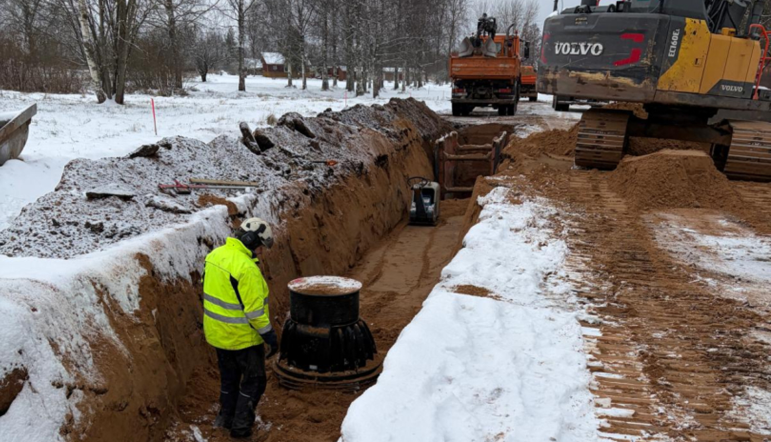 Daugavpils ielas posms remontdarbu laikā