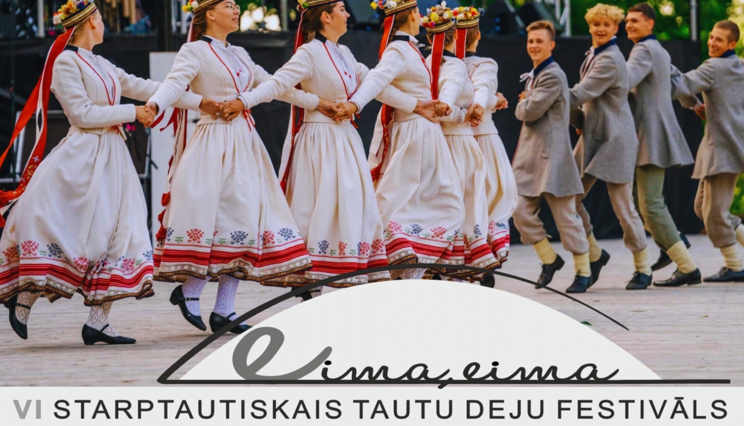 AFIŠA_VI Starptautiskais tautu deju festivāls ''EIMA, EIMA''