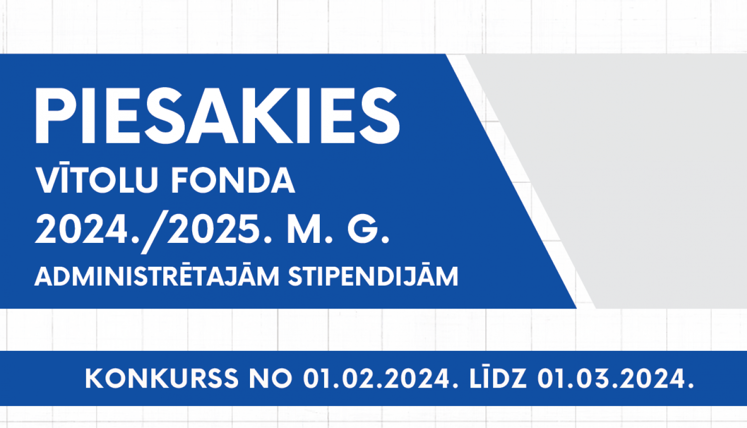 Aicinām pieteikties 2024./2025. mācību gada Vītolu fonda administrētajām stipendijām